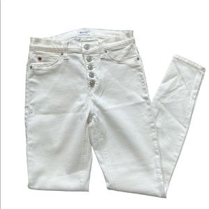 HUDSON WHITW SKINNY JEANS